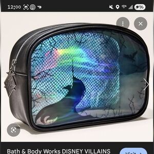 Disney Villains Holographic Black Bag